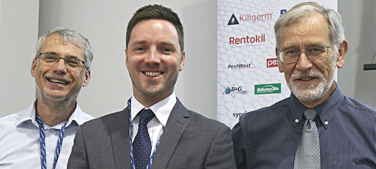 From left: Clive Boase, Dr Matthew Davies and Dr Bill Robinson